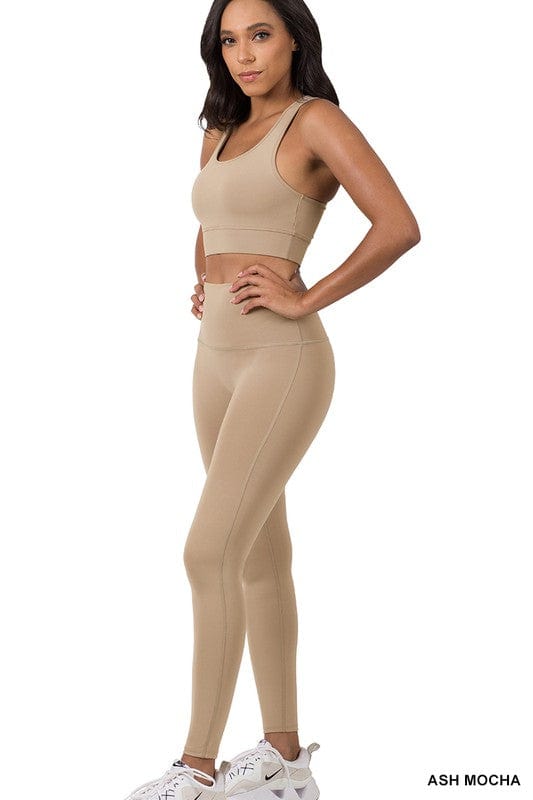 The Self Love Vibe Athletic Tank and Legging Set
